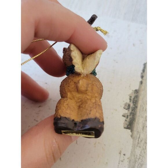 Ceramic reindeer AS IS wing Rudolph ornament Xmas decor - Picture 3 of 5